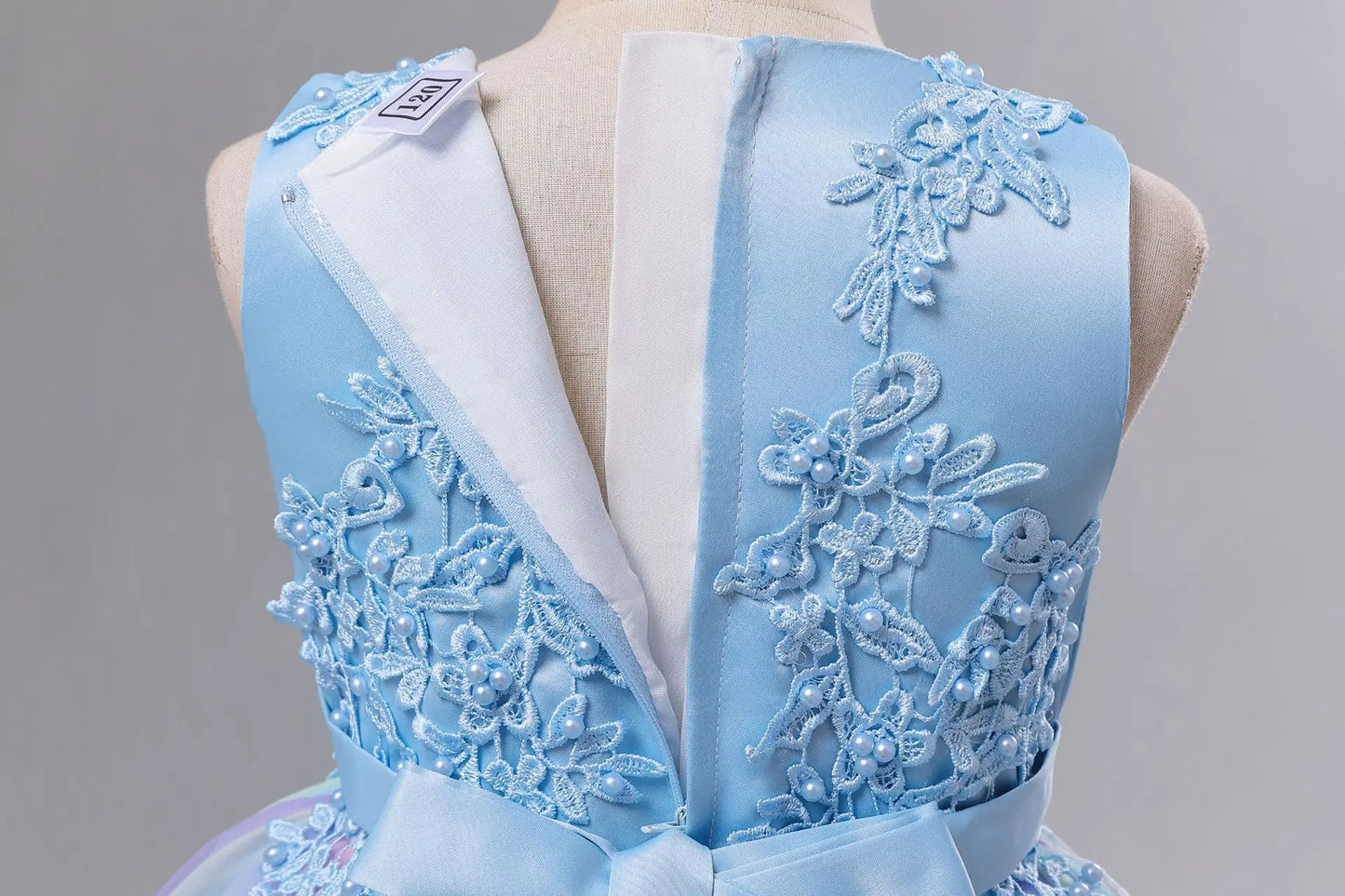Girls Princess Ball Gown Floral Lace Tutu Dress for Flower Girl / Birthday / Pageant Wedding Party Dress