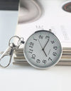 Moveable Pointer Watch Keychain for Women Men Trendy Electronic Clock Key Chain Child Gift Car Key Ring Accessories