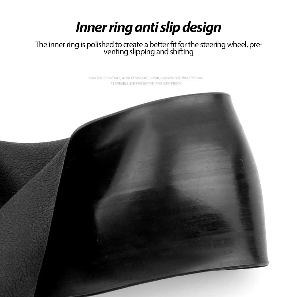 Universal Silicone Car Steering Wheel Cover Anti Slip 32CM 40CM