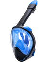 Full Face Snorkel Mask Snorkeling with Camera Mount 180 Degree Panoramic View Anti-Fog Anti-Leak Snorkeling Set for Adult Kids