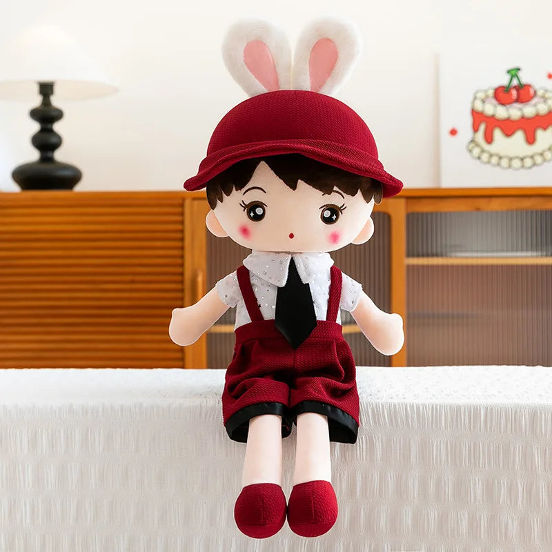 Cute Starry Sky Couple Design Plush Stuffed Doll Toy