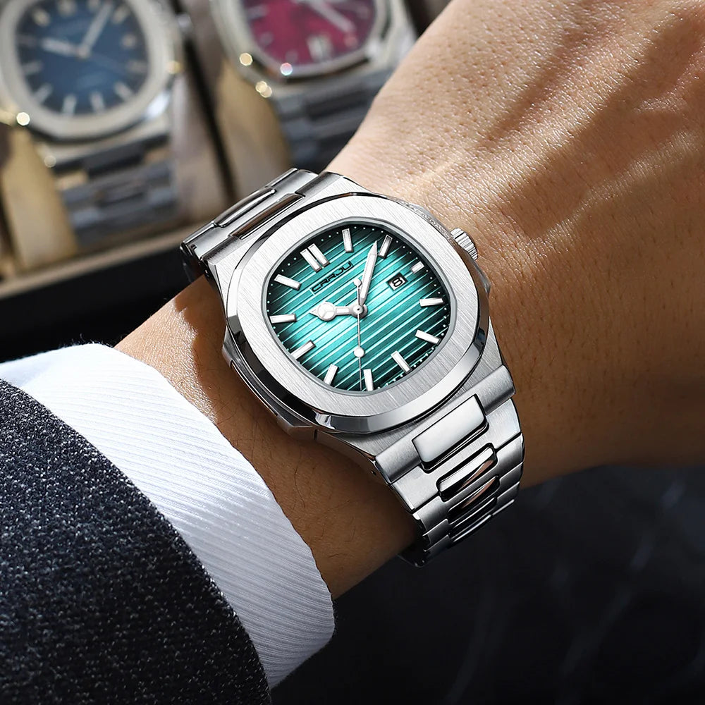 Men Watch Luxury Top Brand Quartz Watches Business Simple Ultra Thin Luminous Wristwatch Men's Clock Reloj Hombre