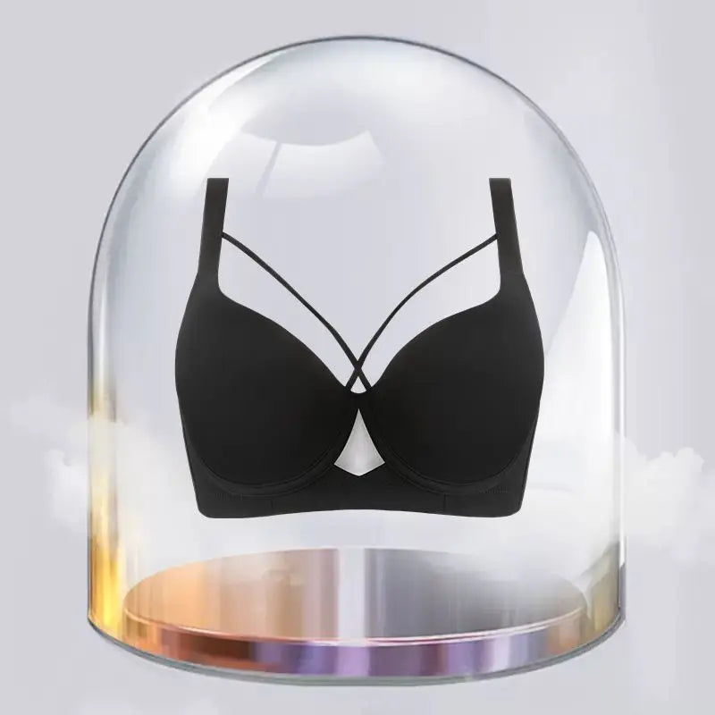 Womens Seamless Underwire Push Up Support Bra