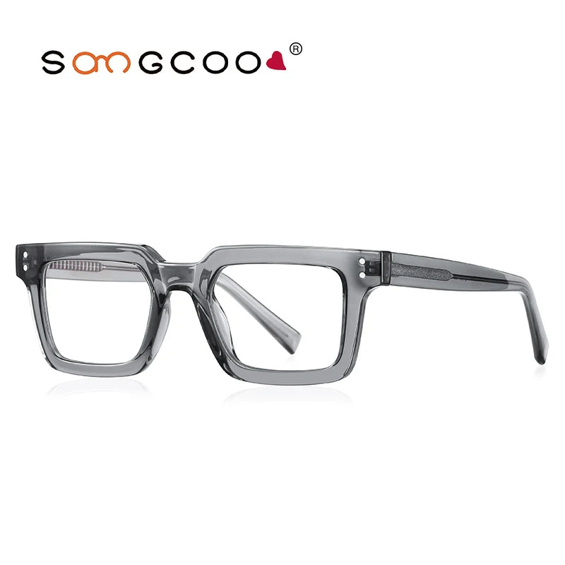 HONGMEI Men's Anti Blue Light Reading Glasses Brand Design Myopia Prescription Glasses Men Simple Optical Eyewear Glasses Frame