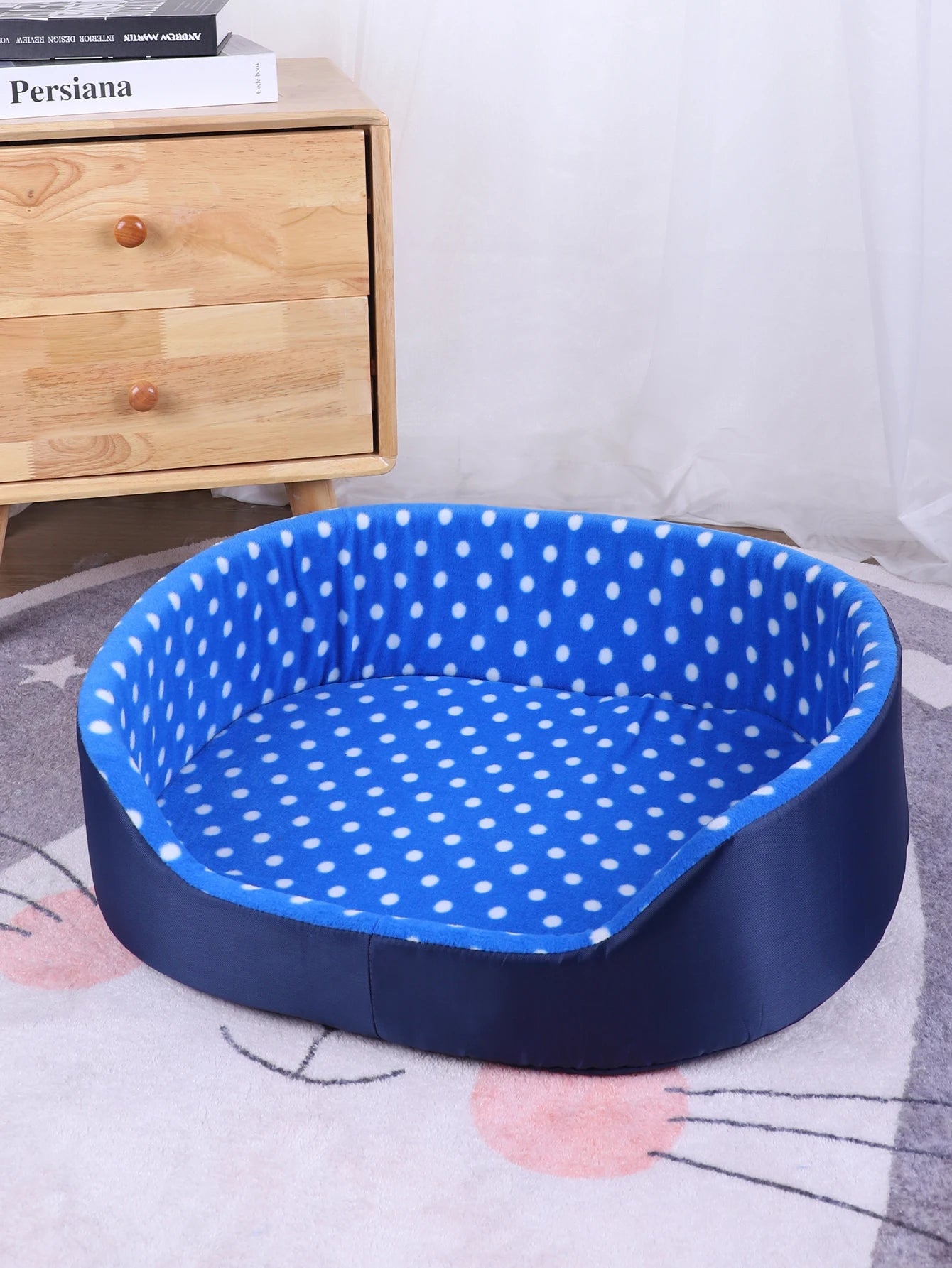 Coral Fleece Cat Bed Cushion Mat