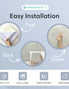 10Pcs 3D Light Grey Mosaic Peel and Stick Wall Panel Matt Linear Self-Adhesive Kitchen Tile Backsplash Waterproof Wall Sticker