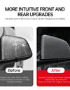 Carbon Fiber Car Paste Side Door Mirror Cover For Tesla Model 3 Model Y Auto Exterior Accessories ABS Sides Rearview Cover