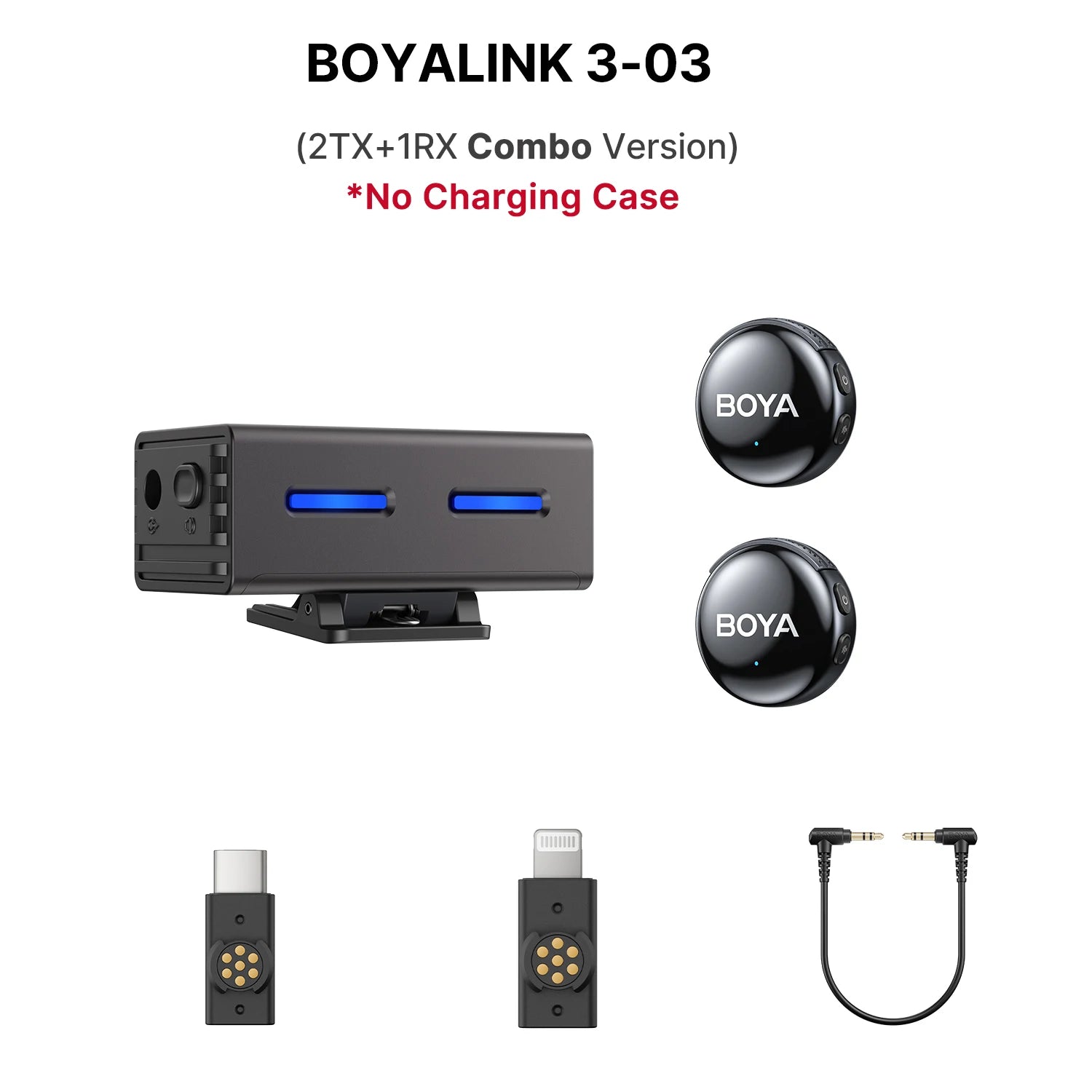 LINK 3 Wireless Lavalier Microphone for iPhone 15/16 Type-C Devices AI Noise Cancellation Lapel Mic for Video Recording