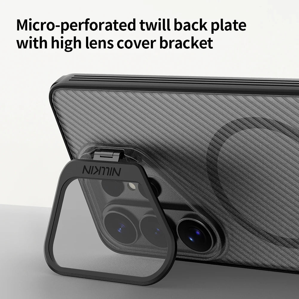 Magnetic CamShield Prop Case for Samsung Galaxy S26 Ultra – Camera Protection Bracket PC + TPU Back Cover
