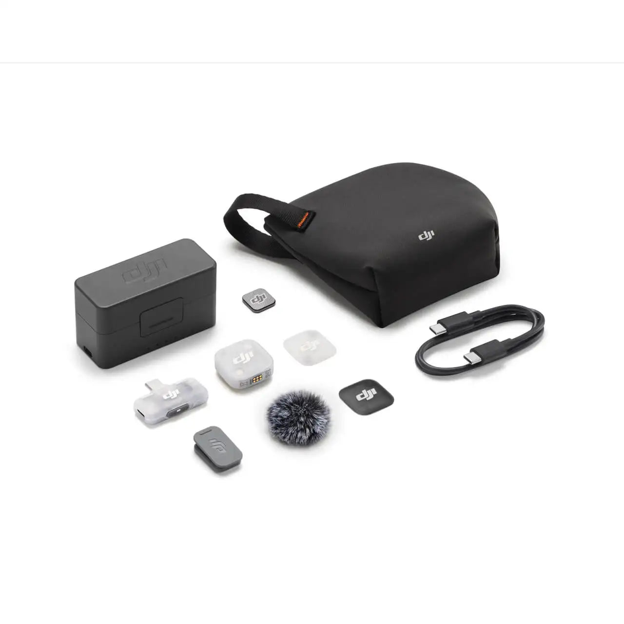 Wireless Microphone Mobile Receiver Kit with Unidirectional Audio Capture for Smartphones Cameras and Content Creation