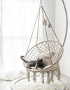 Outdoor Patio Garden Hammocks Hanging Hammock Swing Cotton Rope Chair Non-Iron Stand Indoor Camping Outdoor Furniture