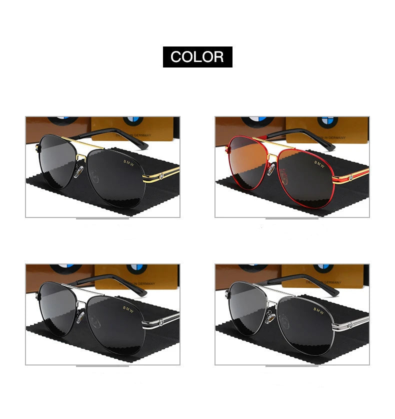 For BMW Car High End Luxury Driving Polarized Sunglasses Anti Glare Driver Sunglasses
