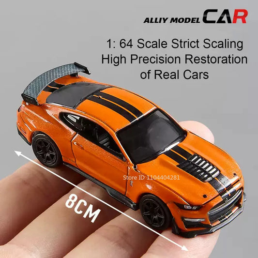 1:64 Scale JDM Corvette GT500 Firebird Daytona Stardust Alloy Diecast Models Toys Series Miniature Cars for 's Toy Gifts