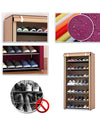 Dustproof Shoe Rack Multilayer Shoe Cabinet Organizer Nonwoven Home Furniture Space-saving Cabinets Shoe Shelf Hallway Entryway
