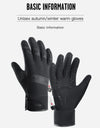 3M Winter Cycling Skiing Waterproof Gloves Black Warm Touchscreen Motorcycle Gloves Men Outdoor Scooter Riding Bike Gloves