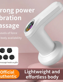 Fascia Gun Portable Muscle Massage Gun Deep Muscle Tissue Percussion Massager For Athletes Body Fat Burner Body Slimming Massage