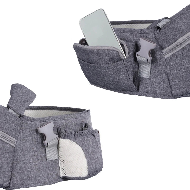 Ergonomic  Carrier Portable   Hip Seat Waist Stool Sling Front Facing Kangaroo  Wrap Carrier For  Gear