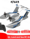 KF603 RC Glider 2.4G Radio Control Aircraft Sea And Air RC Plane EPP Foam Water Land Flying Airplane Toys
