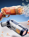 Electric Bubble Gun Kids Toy Bubbles Machine Automatic Soap Blower with Light Summer Outdoor Party Games