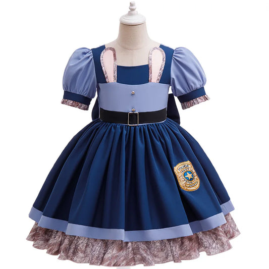 Bunny Police Cosplay Costume Outfit