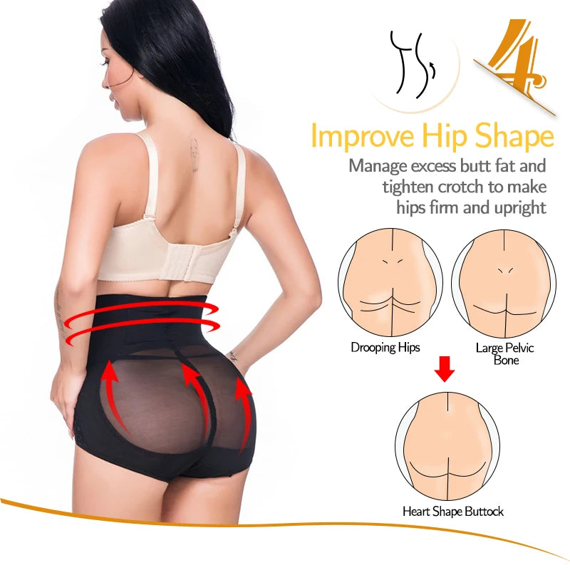 Tummy Control Panties for Women Shapewear Butt Lifter Short High Waist Trainer Corset Slimming Body Shaper Underwear