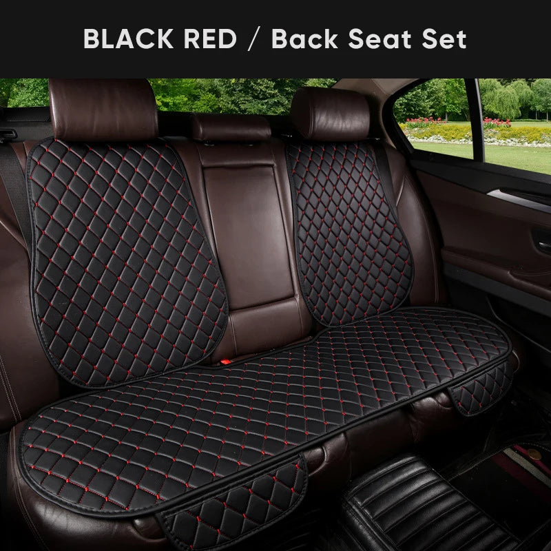 PU Leather Car Seat Cover Seat Back Cushion Minimalism Seat Cushion Universal Wear-resistant and Durable Four Seasons Pad Mat
