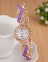 New Fashion Rhinestone Watches Women Luxury Brand Stainless Steel Bracelet watches Ladies Quartz Dress Wrist watches