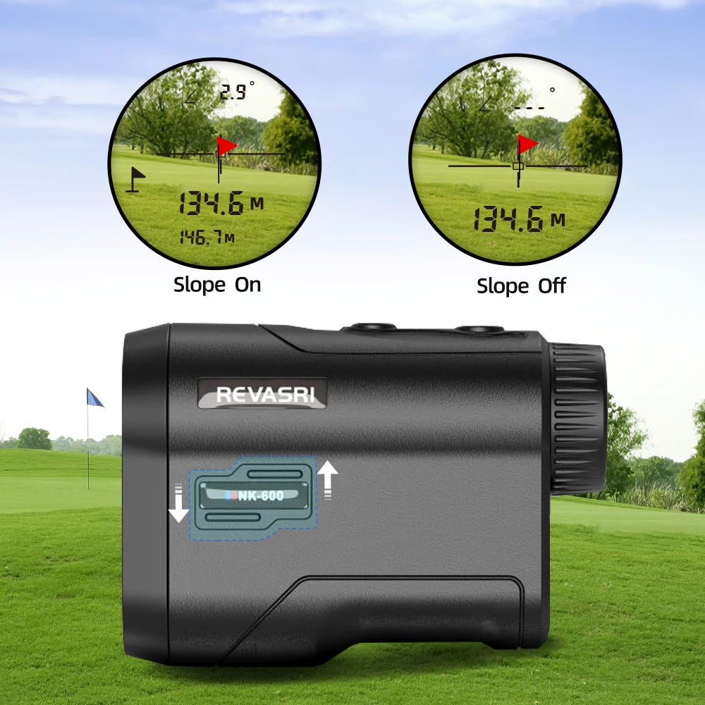 Golf Laser Rangefinder 600M/1000M range finder for Outdoor sports monocular Telescope with Flag-Lock Pin