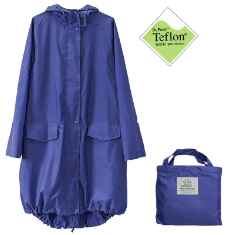 Lightweight Waterproof Rain Poncho Windbreaker for Outdoor Travel