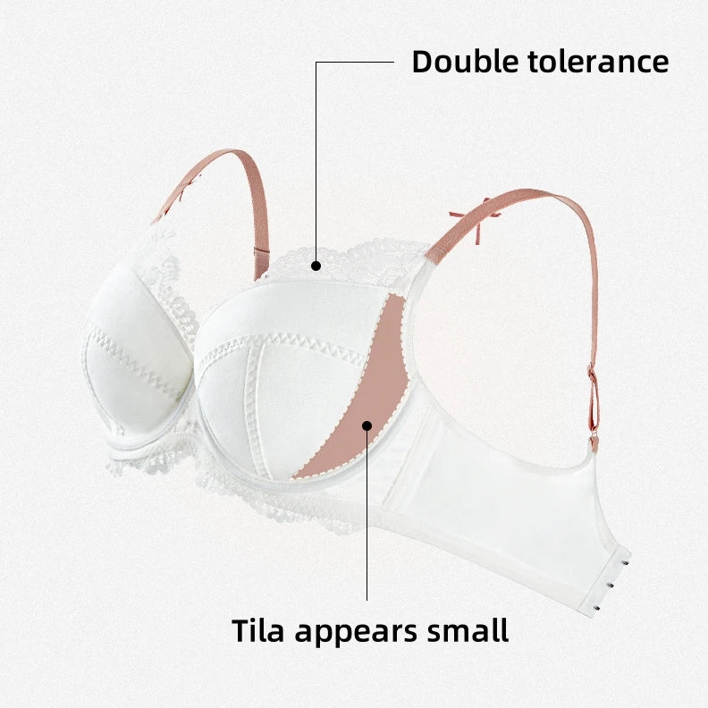 Womens Lace Minimizer Underwire Push Up Bra