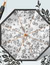 Light Luxury 2 Layers UV Parasol Sun Shade Protection Windproof European Elegant Umbrella