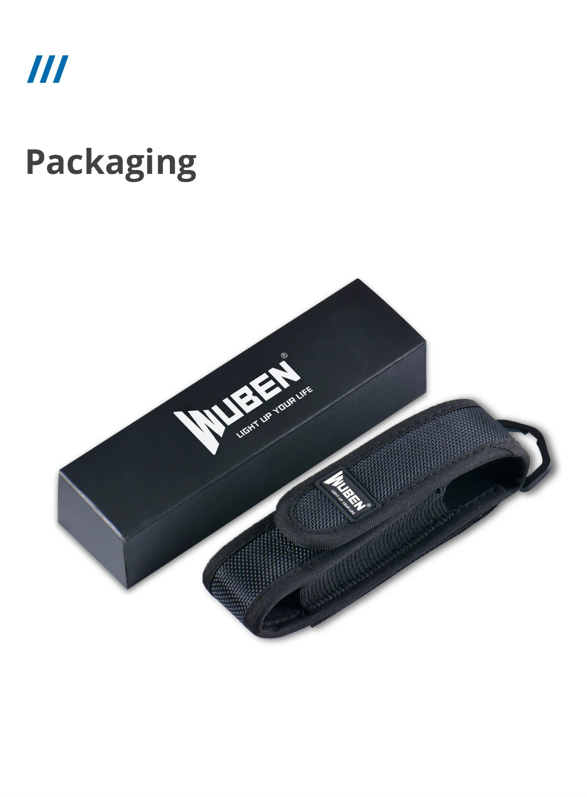Adjustable Nylon Flashlight Holster