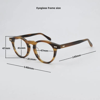 T505 Round optical glasses frame Retro brand eye glasses frames myopia prescription eyeglasses Spectacle