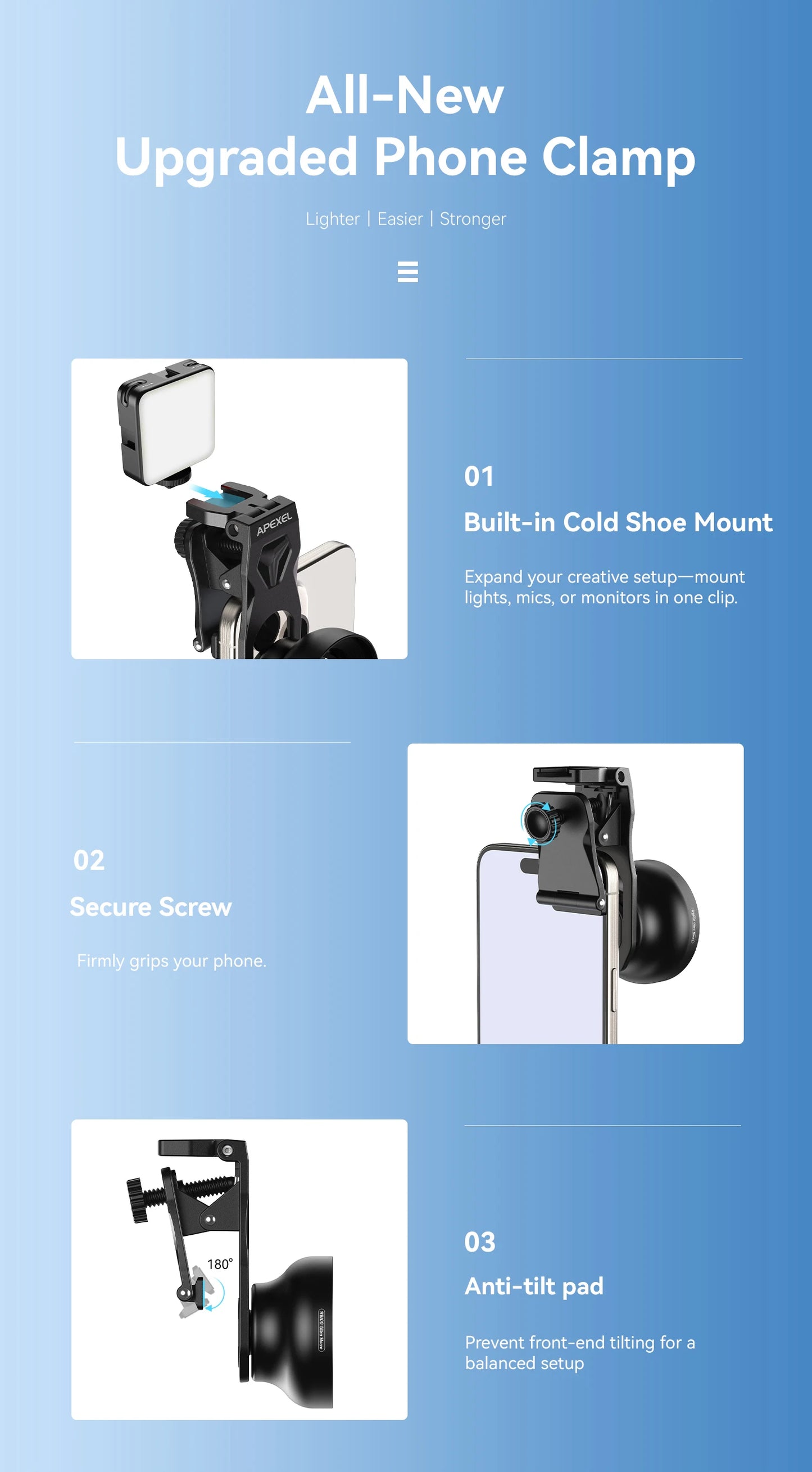 F1.05 Ultra Macro Smartphone Lens with 52mm Filter Thread