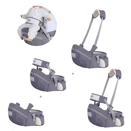 Ergonomic  Carrier Portable   Hip Seat Waist Stool Sling Front Facing Kangaroo  Wrap Carrier For  Gear