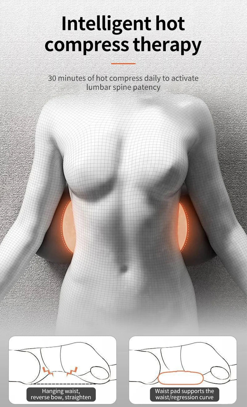 Multi functional massage Pillow for sleeping bed specific lumbar support lumbar protection lumbar support lumbar massage heating