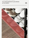 4/5/6/7/8 Tiers Metal Frame Shoe Rack Shoe Organizer Closet Space Saving Shoe Shelf for Entryway Tall Shoe Rack Load-Bearing