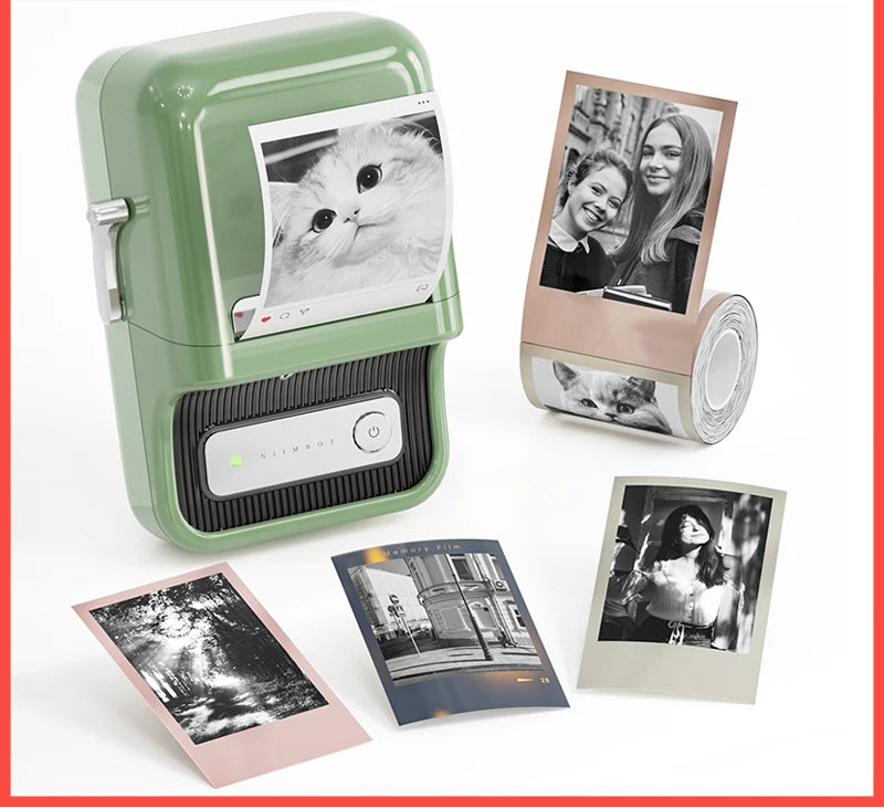 B21 / B21 Pro Thermal Label Printer, Bluetooth Wireless Sticker Maker 20–50mm, Portable Inkless Barcode Label Printer for Office & Retail