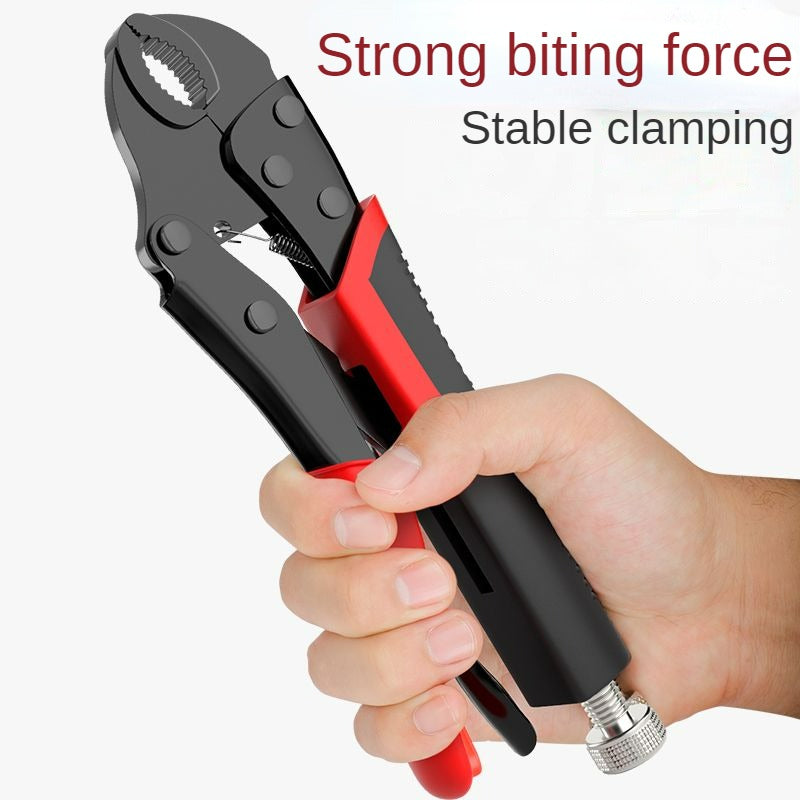 Multifunctional Pliers Adjustable Plate Hand Clamp Locking Pliers Universal Manual Pressure Industrial-grade Round Nose Pliers