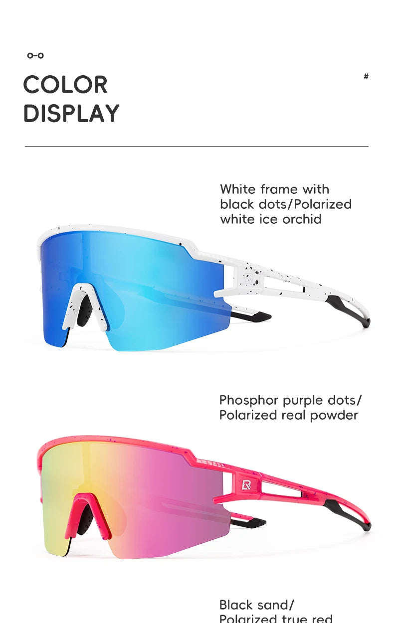 Bike Glasses Polarized UV400 Sun Protection Bicycle Goggles Boys Girls Sports Running MTB Road Sunglasses