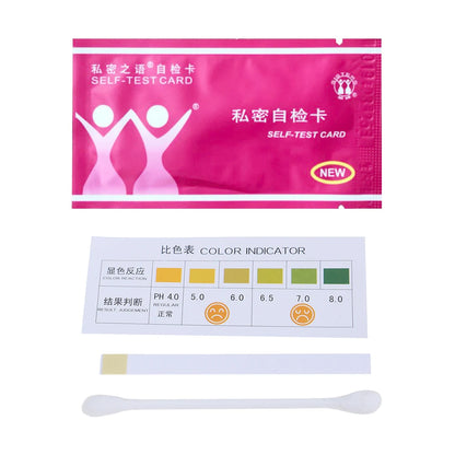 5pcs Female self-test card gynecological inflammation test card female health self-test card test strip intimate