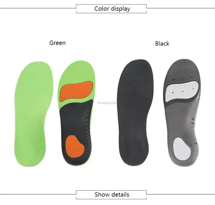Orthopedic Insoles for Shoes Comfortable Plantar Fasciitis Insole for Feet Sports Shoe Pad Arch Support Shoe Sole Size: 36-50