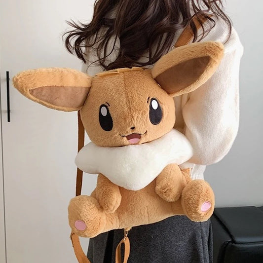 Kawaii Character Plush Backpack Soft Shoulder Bag