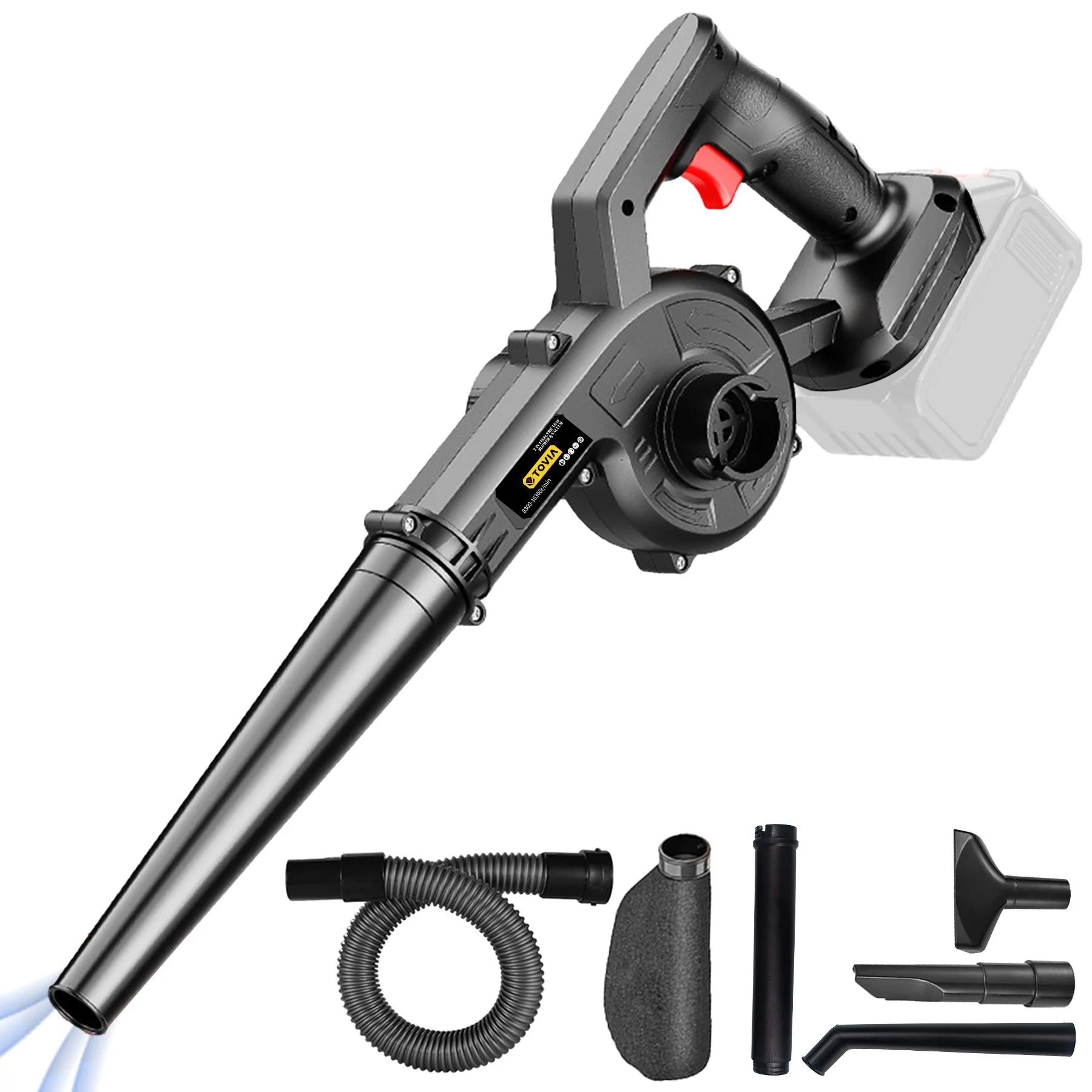 Cordless Air blower 2-in-1 Blowing & Suction Electric Leaf Blower Dust Collector Cleaner For Pet Hair Car For Makita 18V Battery