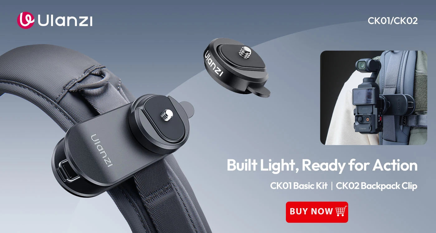 Magnetic Mini LED Video Light for DJI Osmo Pocket 3 – Waterproof Vlogging & Live Streaming Light, 500mAh Rechargeable