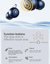 Xiaomi S36 Bluetooth Earbuds True Clip-on Wireless Earphone Noise Cancelling Headset In-Ear Handsfree With Mic