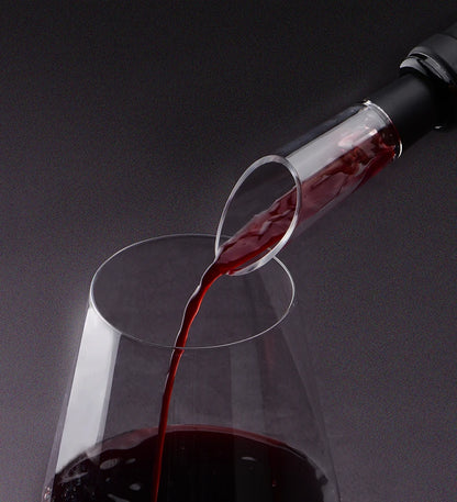 Wine Pourer Decanter Red Wine Aerating Pourer Spout Decanter Wine Pouring  Aerator Wine Stopper Portable Bar Tool Accessories