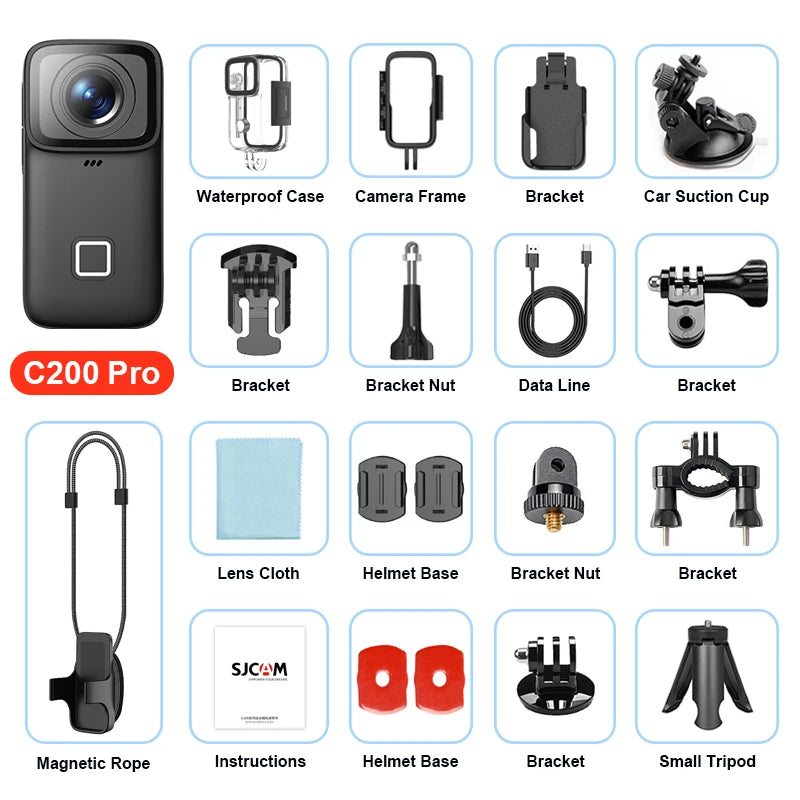 4K Waterproof Action Camera with HDR 6 Axis Stabilization and WiFi Connectivity