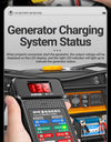 Multifunctional Battery Testers 12V Auto Repair Industry Detection with LED Reverse Display Screen Electrician Tool