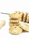 1 PC Wood Bendable Massage Roller Wooden Therapy Massager Tools,Lymphatic Drainage,Cellulite Trigger Point Manual Muscle Release